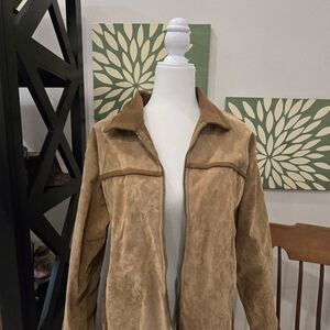 Tan Suede Women's Jacket